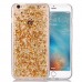 iPhone 6 6s 4.7 - Luxury Bling Glitter Gold Leaf Soft TPU Protective Cover Case